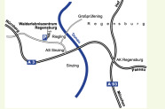 Anfahrt mit PKW und Fahrrad zum Walderlebniszentrum Regensburg
