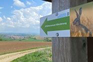 Schild Wildlebensraumwanderweg © B. Schönberger